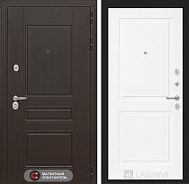 LABIRINT Входная металлическая дверь Мегаполис панель №11 белый soft