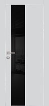 Profilo Porte модель PX-6 кромка хром с 4-х сторон цвет Агат матовый стекло лакобель чёрный
