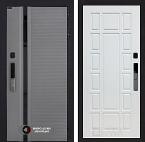 LABIRINT Входная металлическая дверь Пиано Смарт 2.0 панель №12 цвет белое дерево