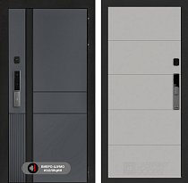 LABIRINT Входная металлическая дверь ЭвоЛаб Смарт панель №13 цвет грей софт