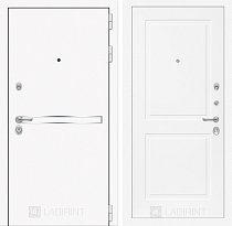 LABIRINT Входная металлическая дверь Лайн Вайт панель №11 цвет белый софт