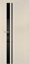 Profilo Porte модель PX-16 кромка хром с 4-х сторон цвет Бежевый матовый стекло лакобель черный