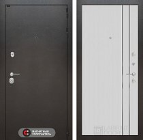 LABIRINT Входная металлическая дверь Сильвер панель №10 цвет белый софт рельеф