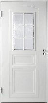 SWEDOOR Финская Входная дверь B0020 цвет белый стекло Cotswold