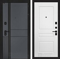 LABIRINT Входная металлическая дверь EvoLAB панель №3 цвет белый софт