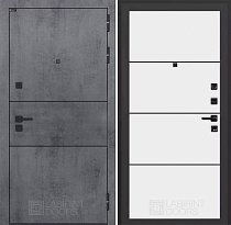 LABIRINT Входная металлическая дверь Инфинити панель №25 цвет белый софт