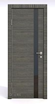 Линия Дверей Шумоизоляционная дверь 42 Дб модель 607 цвет Ольха стекло лакобель черный