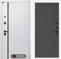 LABIRINT Входная металлическая дверь Роял панель №11 цвет графит софт