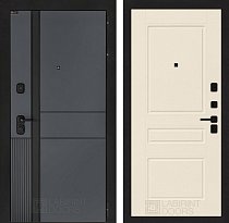 LABIRINT Входная металлическая дверь EvoLAB панель №3 цвет крем софт