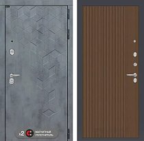 LABIRINT Входная металлическая дверь BETON панель №29 дуб кантри темный