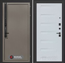 LABIRINT Входная металлическая дверь Лаб-1 Про панель №14 цвет дуб кантри белый горизонт