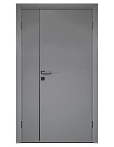 EtaDoor Дверь Двустворчатая влагостойкая гладкая цвет RAL7035