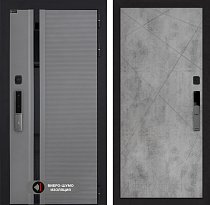 LABIRINT Входная металлическая дверь Пиано Смарт 2.0 панель №24 цвет бетон светлый