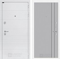 LABIRINT Входная металлическая дверь Трендо панель №10 цвет серый софт рельеф