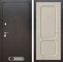 LABIRINT Входная металлическая дверь Сильвер панель №9 цвет капучино