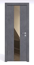 Линия Дверей модель 510 цвет Бетон тёмный зеркало Бронзовое
