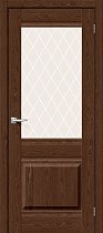 Дверь Браво модель Прима-3 цвет Brown Dreamline/White Сrystal