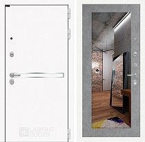 LABIRINT Входная металлическая дверь Лайн Вайт панель №18 цвет бетон светлый