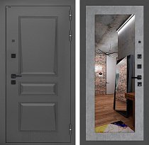 LABIRINT Входная металлическая дверь Орлеан панель №18 цвет бетон светлый
