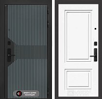 LABIRINT Входная металлическая дверь Смартлаб панель №26 цвет эмаль белая