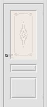 Дверь Браво Скинни-15 ПВХ Белый (П-23)