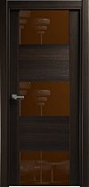 Дверь Status Versia модель 226 Орех стекло лакобель коричневый
