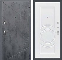 LABIRINT Входная металлическая дверь Лофт панель №23 цвет белый софт