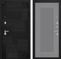 LABIRINT Входная металлическая дверь PAZL панель №30 серый софт