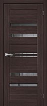 Дверь Браво модель Браво-30 цвет Wenge Melinga/Mirox Grey