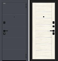 Входная Дверь модель Прайм/SBlack цвет Graphite Shell/Nordic Oak