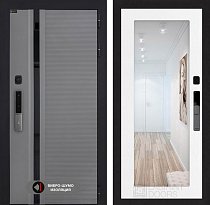 LABIRINT Входная металлическая дверь Пиано Смарт 2.0 панель №18 цвет белое дерево