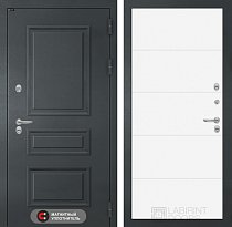 LABIRINT Входная металлическая дверь Атлантик панель №13 цвет белый софт