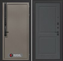 LABIRINT Входная металлическая дверь Лаб-1 Про панель №11 цвет графит софт