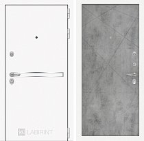 LABIRINT Входная металлическая дверь Лайн Вайт панель №24 цвет бетон светлый