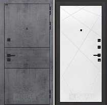 LABIRINT Входная металлическая дверь Инфинити панель №24 цвет белый софт