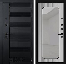 LABIRINT Входная металлическая дверь Пиано панель Зеркало Аркада цвет Веллюто ферро с патиной