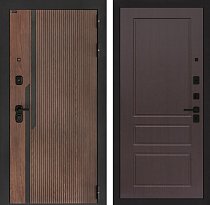 LABIRINT Входная металлическая дверь Karmina панель №3 цвет орех премиум