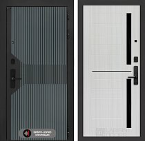 LABIRINT Входная металлическая дверь Смартлаб панель №2 цвет сандал белый