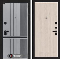 LABIRINT Входная металлическая дверь СкайЛаб панель №5 цвет ясень светлый