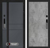 LABIRINT Входная металлическая дверь ЭвоЛаб Смарт панель №24 цвет бетон светлый