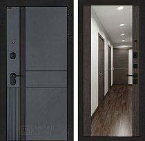 LABIRINT Входная металлическая дверь EvoLAB панель Зеркало Максимум цвет венге