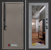 LABIRINT Входная металлическая дверь Лаб-1 Про панель №18 цвет бетон светлый