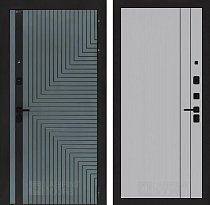 LABIRINT Входная металлическая дверь Кредор панель №10 цвет серый софт рельеф