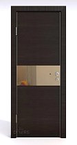 Дверная Линия Шумоизоляционная дверь 42 Дб модель 601 цвет Венге зеркало бронзовое