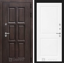 LABIRINT Входная металлическая дверь Лондон панель 11 белый soft