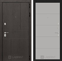 LABIRINT Входная металлическая дверь URBAN панель 13 грей soft