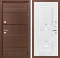 LABIRINT Входная металлическая дверь Термо Лайт панель №23 цвет белый софт