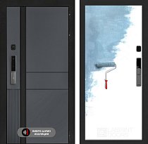 LABIRINT Входная металлическая дверь ЭвоЛаб Смарт панель №28 грунт под покраску