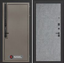 LABIRINT Входная металлическая дверь Лаб-1 Про панель №21 цвет бетон светлый