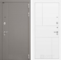 LABIRINT Входная металлическая дверь Форма панель №21 цвет белый софт